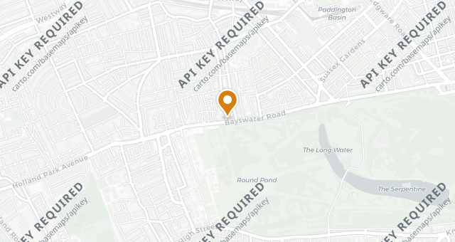 Map showing The Park