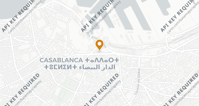 Map showing Sushibar at Royal Mansour
