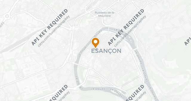 Map showing Les Gamins