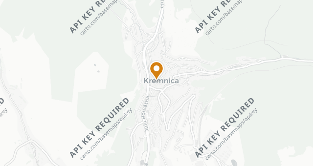 Map showing Reštaurácia Silvanus