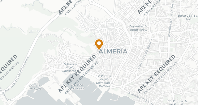 Map showing VIVO Gourmet