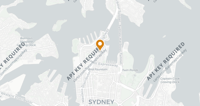 Map showing The Cut Bar & Grill