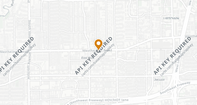 Map showing Pappas Bros. Steakhouse Houston Galleria