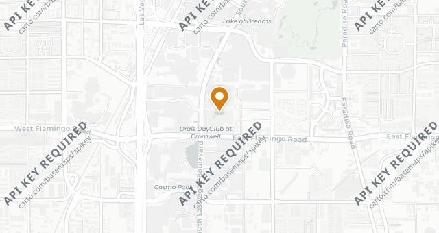 Map showing Bugsy & Meyer's Steakhouse