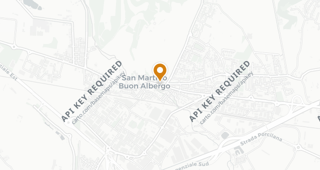 Map showing Saporè Pizza Bakery