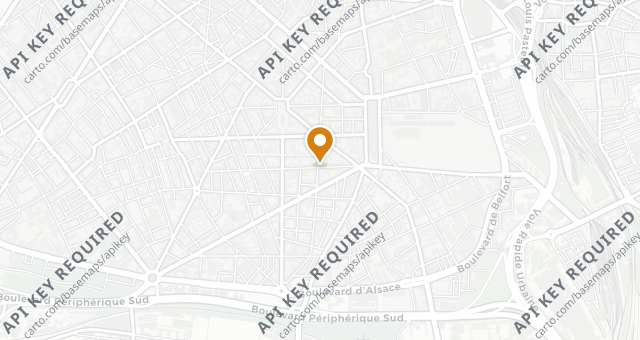 Map showing Café Bellot