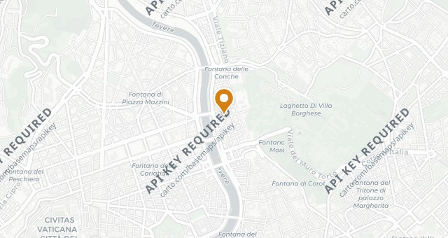 Map showing All'Oro