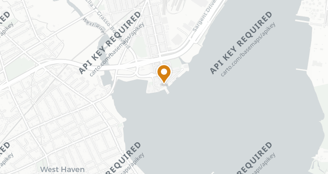 Map showing Shell & Bones Oyster Bar and Grill