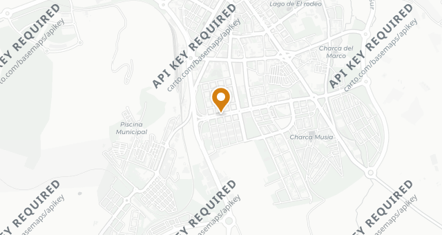 Map showing Javier Martín