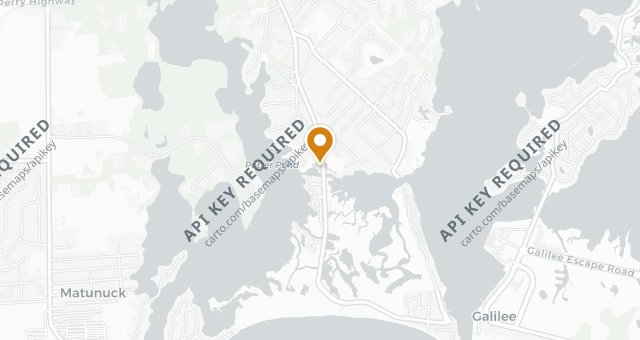 Map showing Matunuck Oyster Bar