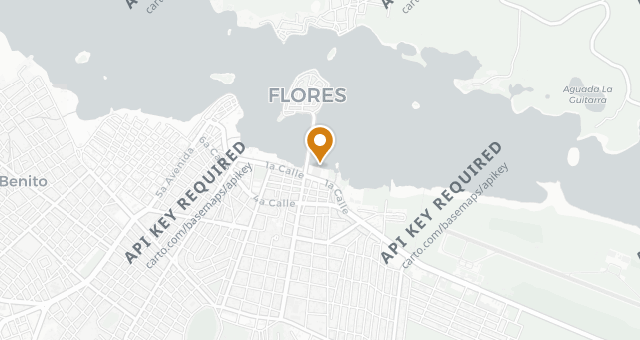 Map showing Restaurant 1A