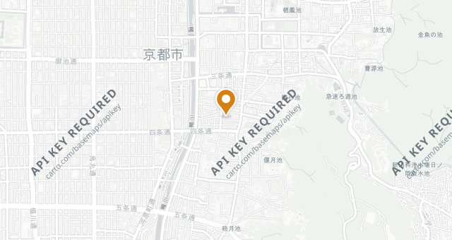 Map showing Gion Mamma