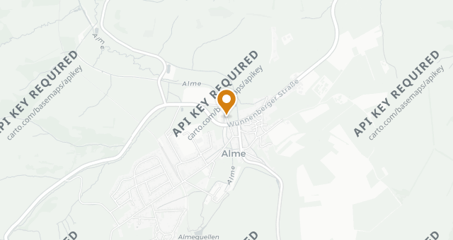 Map showing Almer Schlossmühle