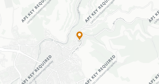 Map showing Casas Colgadas Restaurante