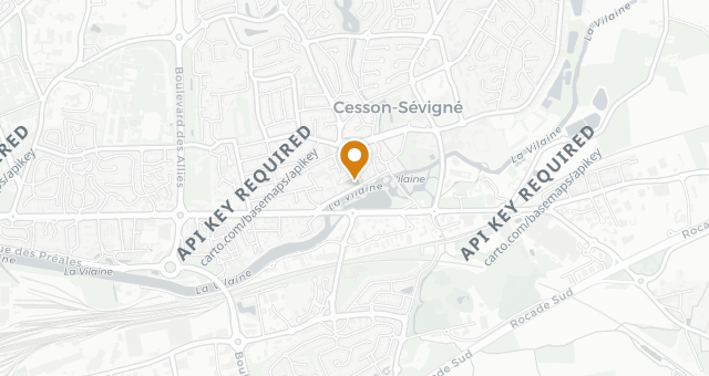 Map showing Zest