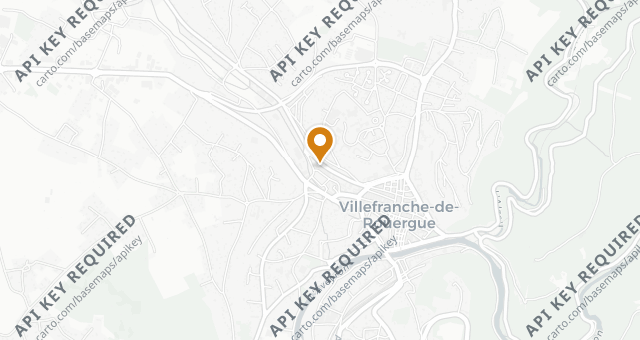 Map showing L'Atelier de Damien