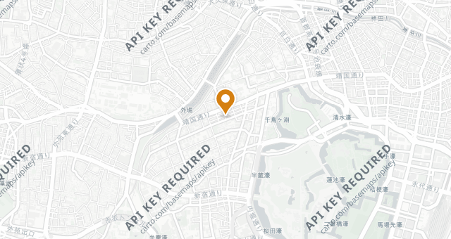 Map showing Chez Olivier