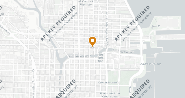 Map showing STK Chicago