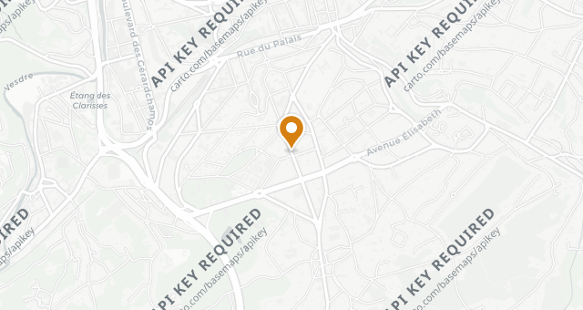 Map showing Le Coin des Saveurs