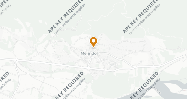 Map showing La Terrasse des Cigales