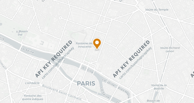 Map showing La Vie