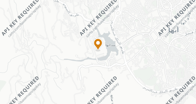 Map showing Nahran - Abha Palace Hotel