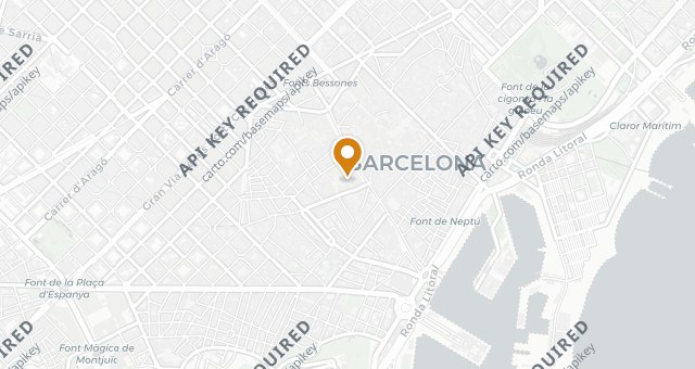 Map showing Bacaro