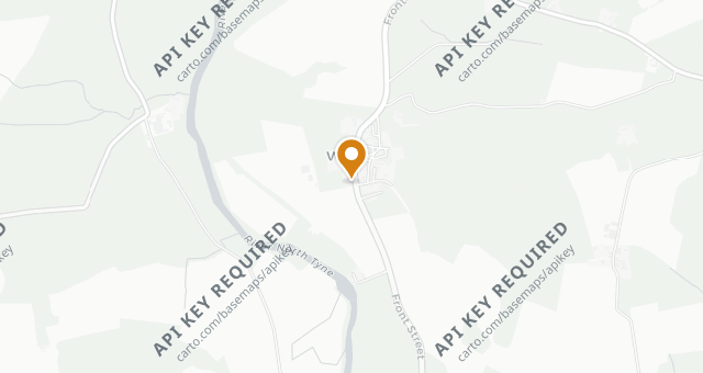 Map showing Hjem