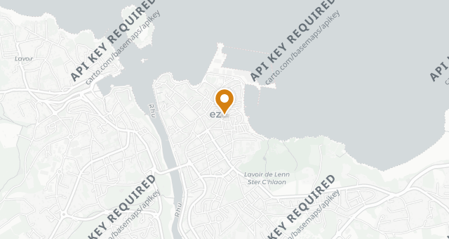 Map showing Café Enez