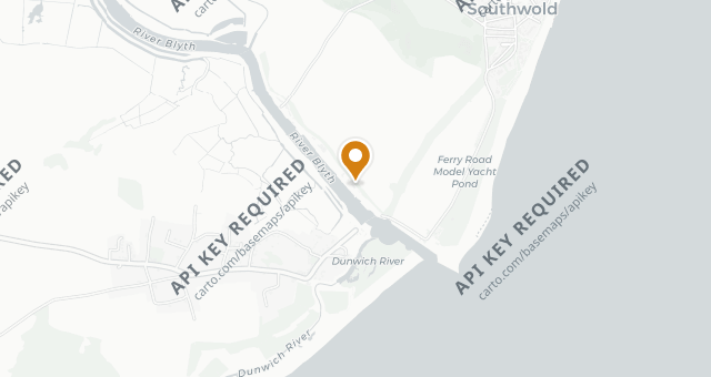 Map showing Sole Bay Fish Company