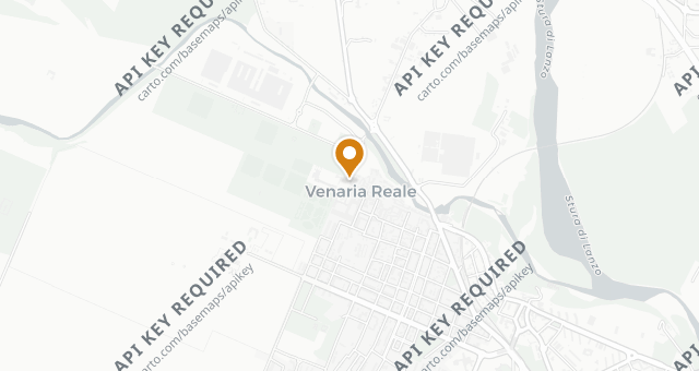 Map showing Il Convito della Venaria
