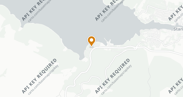 Map showing Terra Restaurant by Maslina Resort