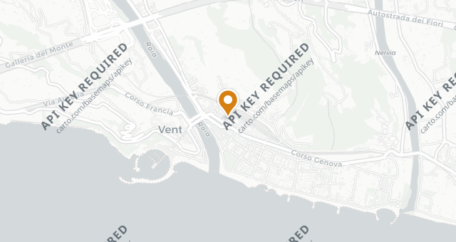 Map showing Il Giardino del Gusto