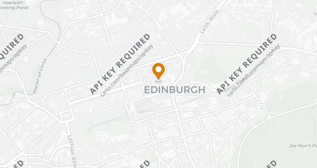 Map showing Hawksmoor Edinburgh