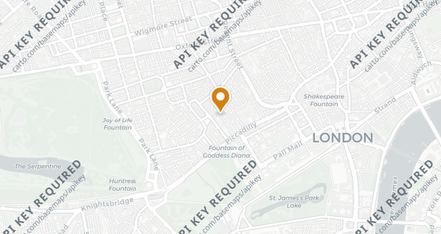 Map showing Dover Street Counter