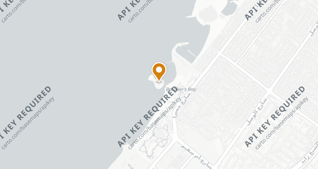Map showing Al Mahara