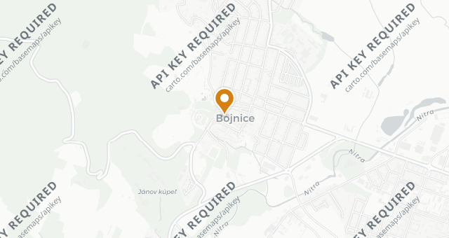 Map showing Alej Bojnice