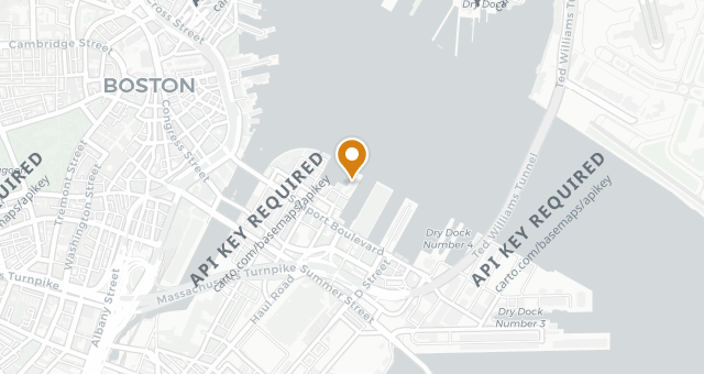 Map showing Woods Hill Pier 4