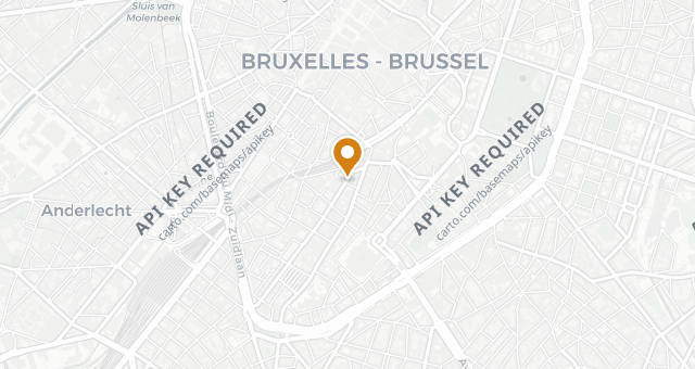 Map showing La Bonne Chère