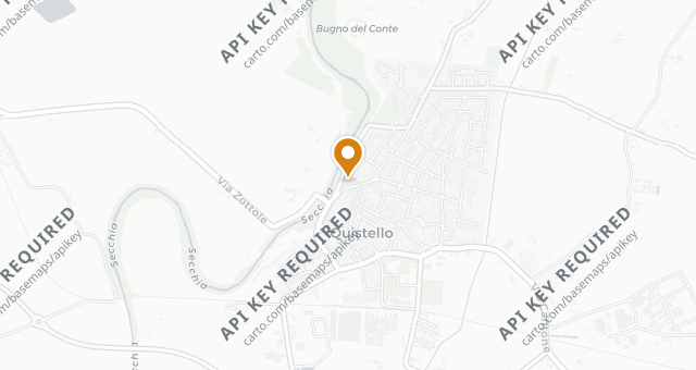 Map showing L'Ambasciata