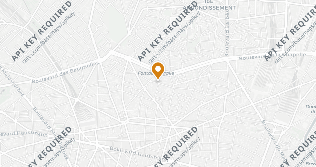 Map showing Frenchie Pigalle