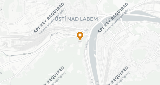 Map showing Hotel a Restaurant Větruše