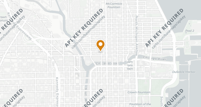 Map showing Kinzie Chophouse
