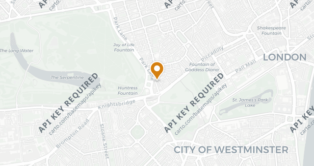 Map showing Pavyllon London