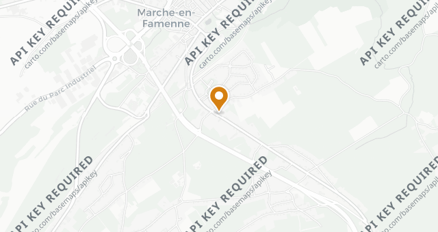 Map showing La Gloriette