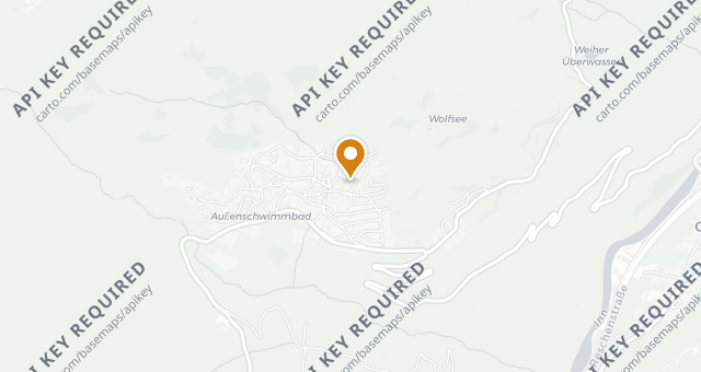 Map showing Bergblick Gourmet