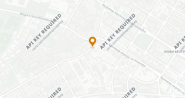 Map showing NACIONALNI RESTORAN BELA REKA