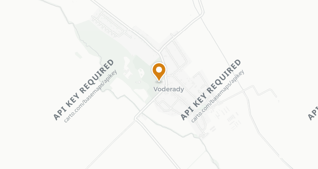 Map showing Reštaurácia Klára, Kaštieľ Voderady