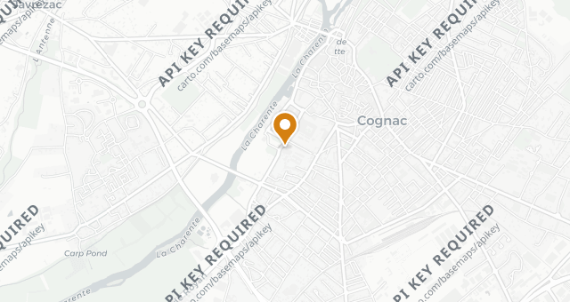 Map showing Les Foudres