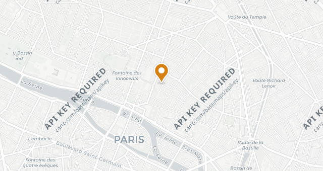 Map showing GrandCœur
